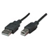 Logo USB cable (2.0), USB A male - USB B male, 1.8m, blister pack