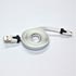 Logo USB cable (2.0), USB A male - microUSB M, 1m, slim, white, blister pack