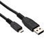 Logo USB cable (2.0), USB A male - microUSB M, 1.8m, black, blister pack