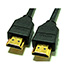 Video cable HDMI M - HDMI M, HDMI 1.4 - High Speed with Ethernet, 2m, gold-plated, black, Logo blister pack