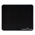 Mouse pad, ultra-thin, non-slip, black, 22x18 cm, Logo